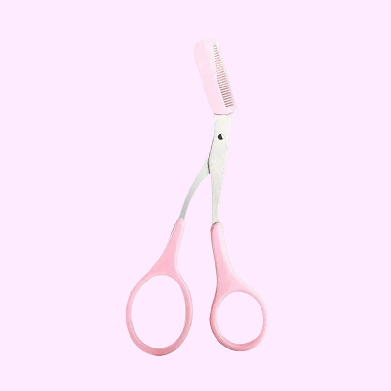 1/2/3/4Pcs Eyebrow Trimmer Makeup Tools Stainless Steel Eyebrow Scissors with Comb Hair Removal Eyebrows Shaping Makeup Tools