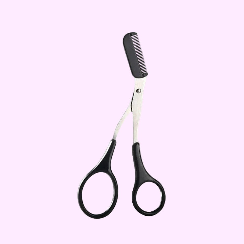 1/2/3/4Pcs Eyebrow Trimmer Makeup Tools Stainless Steel Eyebrow Scissors with Comb Hair Removal Eyebrows Shaping Makeup Tools